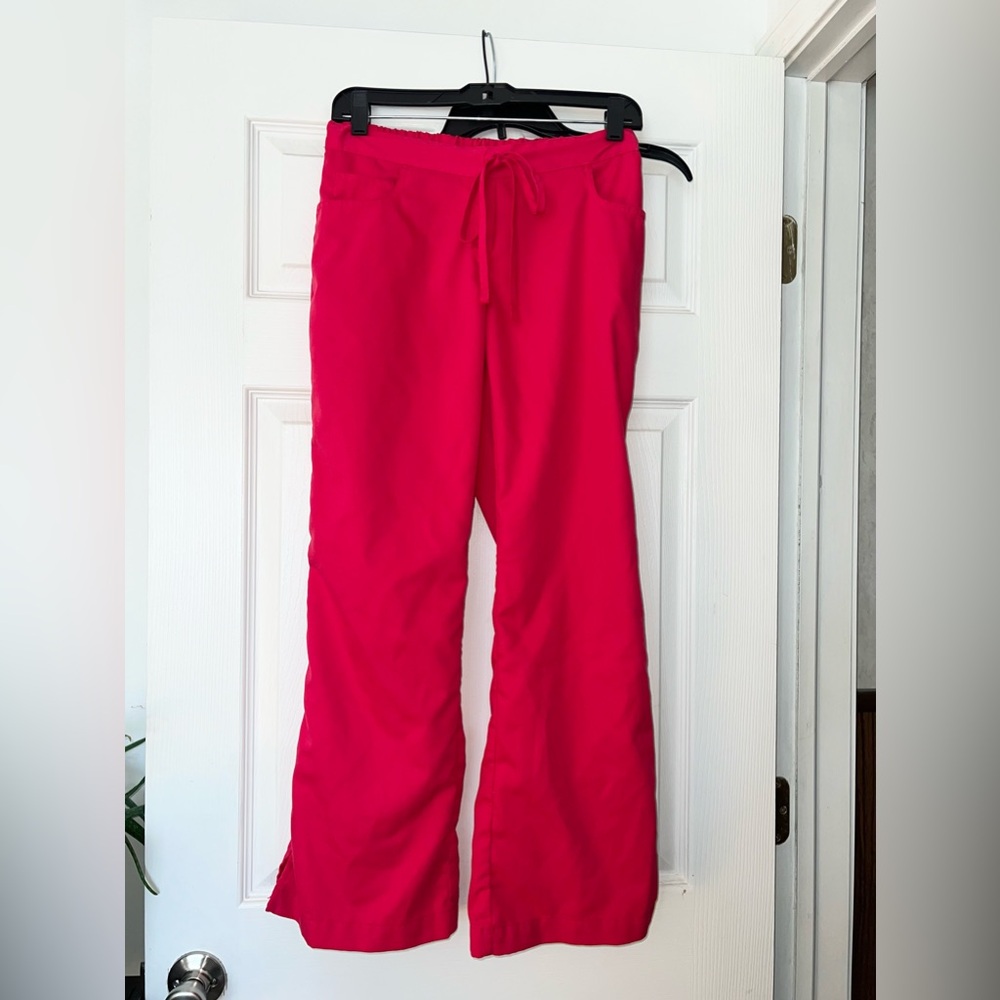 Pink scrub pants